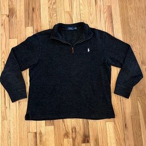 Polo Ralph Lauren Dark Grey Men’s Quarterzip Medium